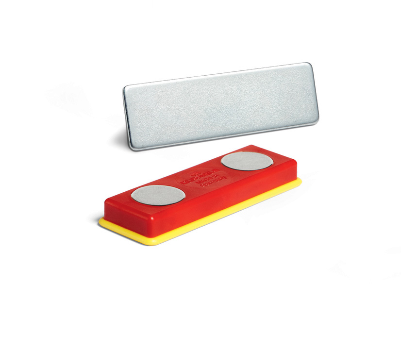 Durable 8917 00 plastikowy identyfikator magnetyczny, uchwyt samoprzylepny 10 szt.