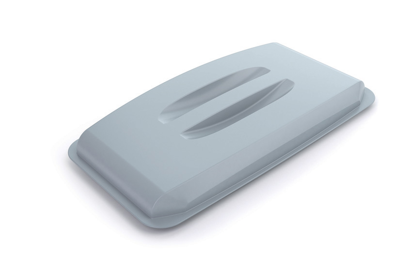 Pokrywa DURABIN LID 60 1800497050 do pojemnika 60 l, prostokątna szara