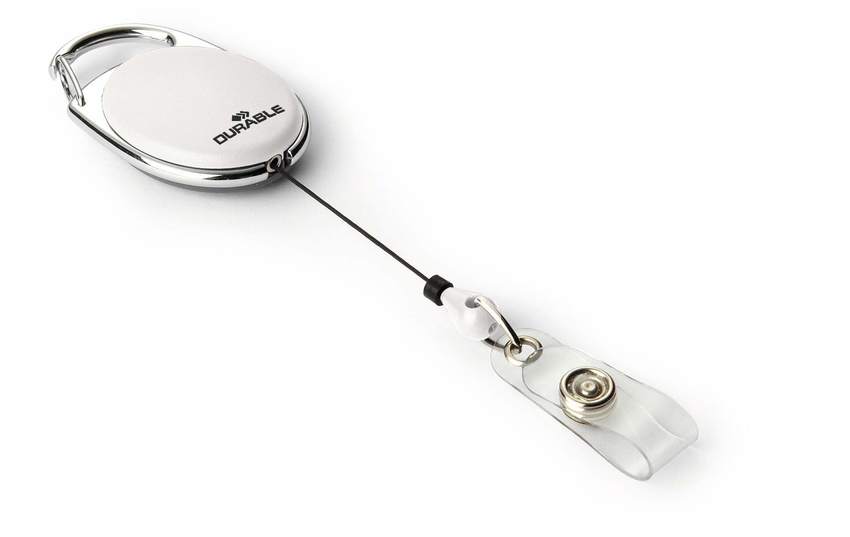 Durable 8324 02 Mechanizm ściągający JOJO STYLE biały op. 10 szt.