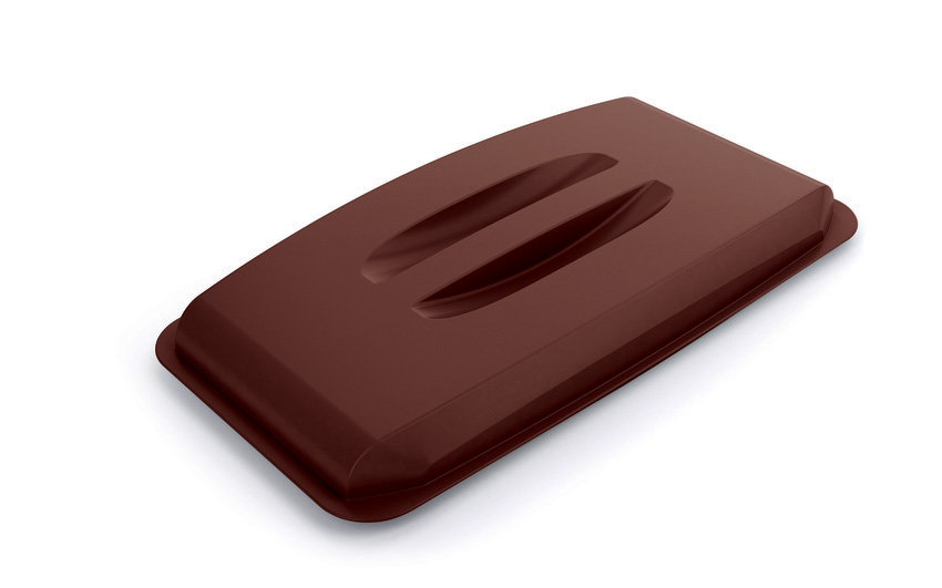 Pokrywa DURABIN LID 60 1800497210 do pojemnika 60 l, prostokątna brązowa