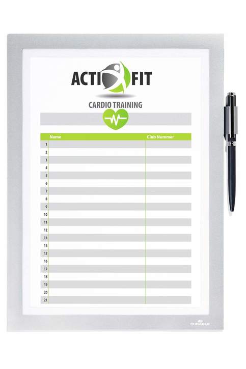 Durable 4989 23 DURAFRAME® Magnetic Note A4 ramki magnetyczne srebrne 1 szt.