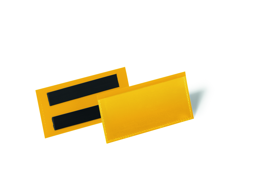Durable 1741 04 Kieszeń magnetyczna magazynowa na etykiety 100 x 38 mm 50 szt.