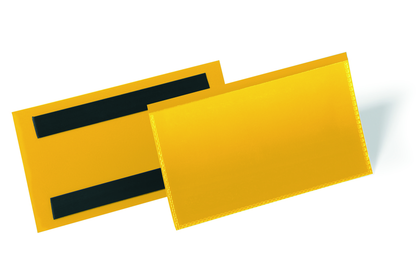 Durable 1742 04 Kieszeń magnetyczna magazynowa na etykiety 150 x 67 mm 50 szt.