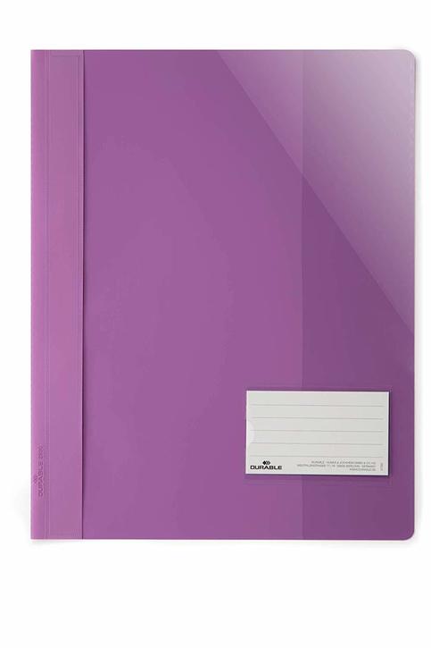 Durable 2690 12 Skoroszyt A4+ MAX przeźroczysty z okienkiem 25 szt. fioletowy