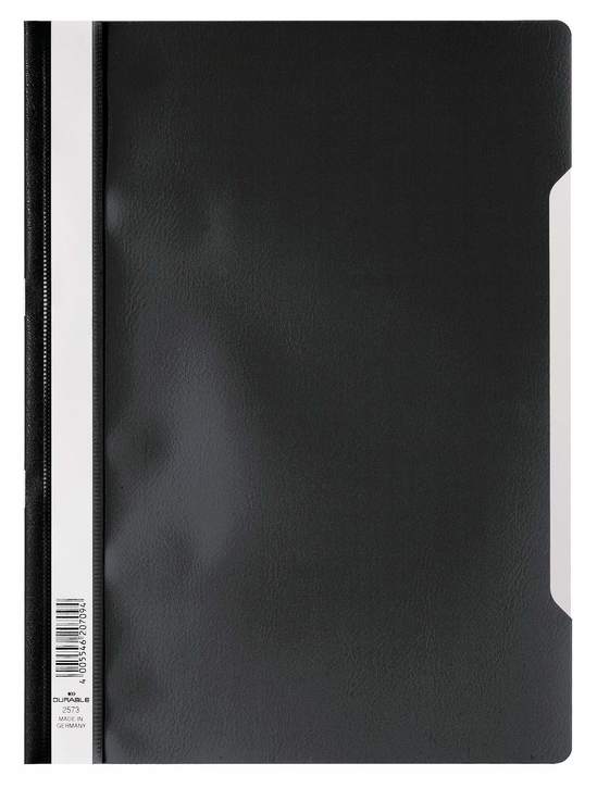 Durable 2523 01 Skoroszyt A4 z przezroczystą okładką popularny czarny 100 szt.