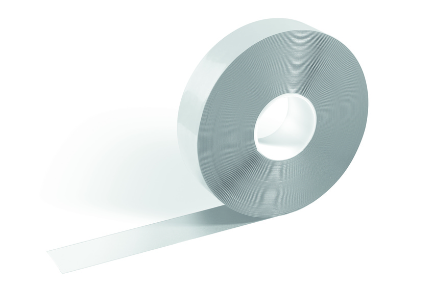 Durable 1725 02 Taśma podłogowa do znakowania hal i magazynów biała 50mm x 30m