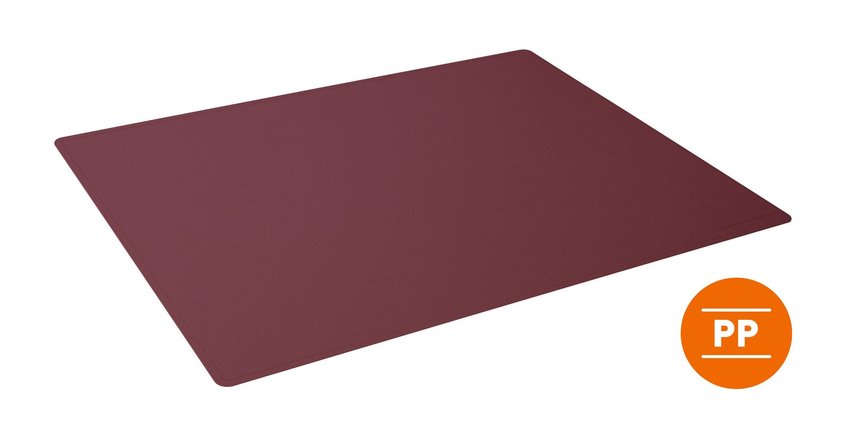 Durable 713203 Podkład na biurko ozdobne krawędzie 530 x 400 mm czerwony