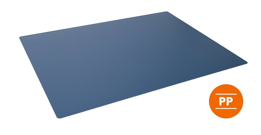Durable 713307 Podkład na biurko ozdobne krawędzie 650 x 500 mm granatowy