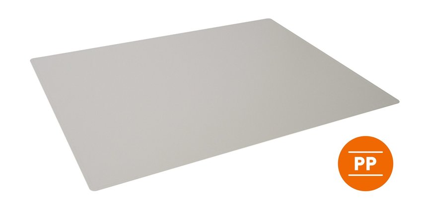 Durable 713310 Podkład na biurko ozdobne krawędzie 650 x 500 mm szary