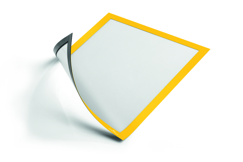 Durable 4869 04 Ramki magnetyczne bez kleju Duraframe Magnetic A4/5 szt. żółte