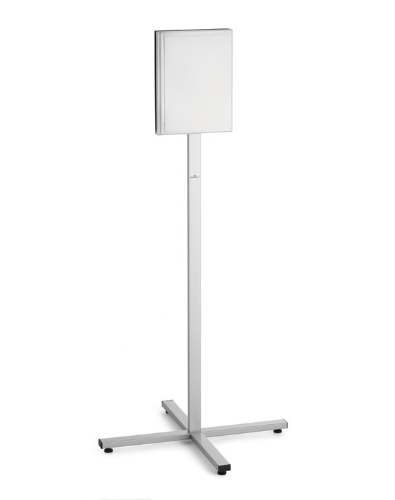 Durable 502057 Stojak podłogowy INFO STAND OUTDOOR A4 szary