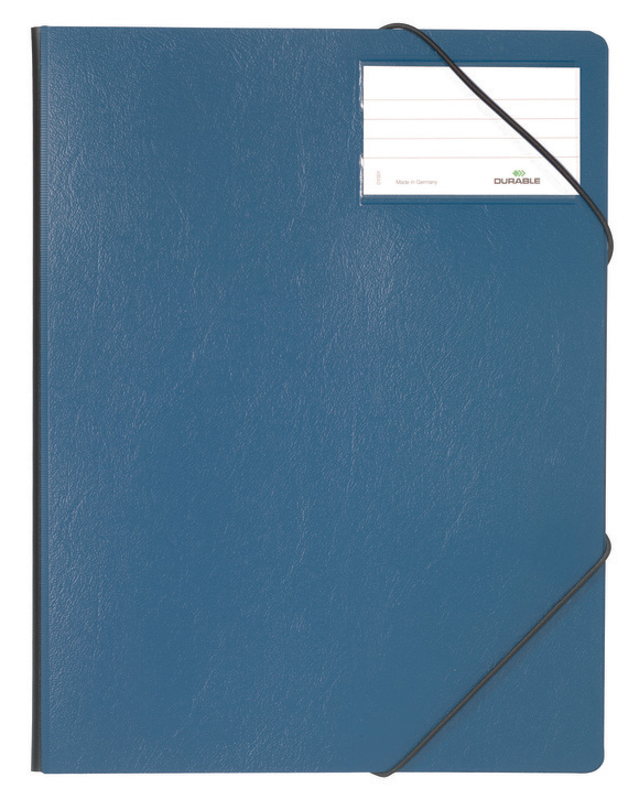Durable 2320 07 Teczka z gumkami narożnymi 1-150 kartek PCV niebieska