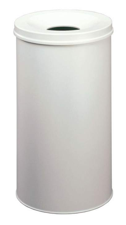 Durable 3307 10 Kosz na śmiecie metalowy 60 lit. pokrywa gasząca ogień-szary