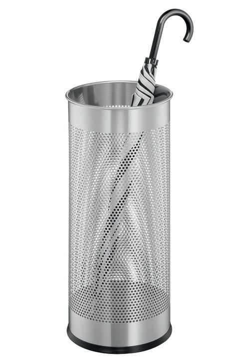 Durable 3350 23 Stojak na parasole metalowy okrągły 28,5 lit. srebrny