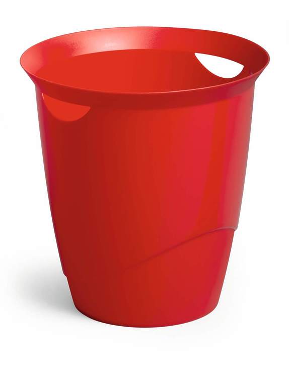 TREND Durable 1701710080 Plastikowy kosz na śmieci 16 litrowy czerwony