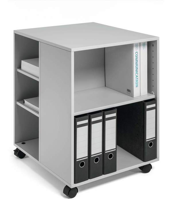 Durable 3113 10 Stolik biurowy do na kółkach 74/59 OPEN kolor szary