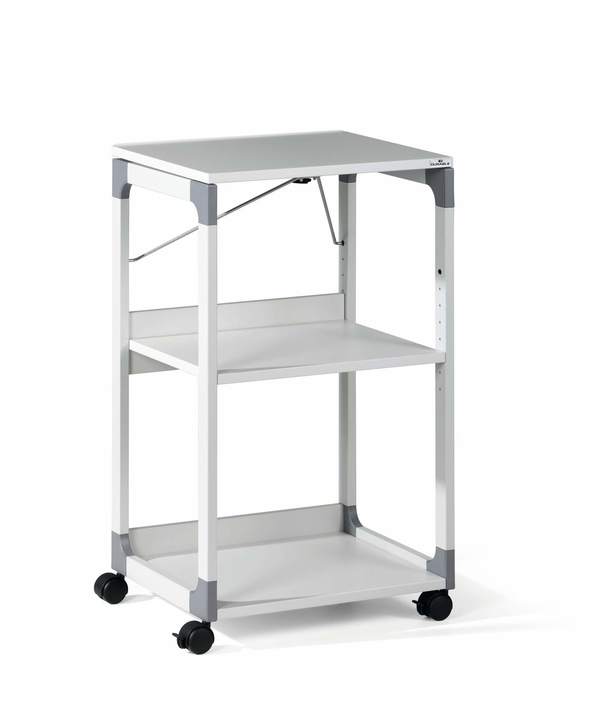 Durable 3701 10 Stolik do rzutnika na kółkach kolor szary