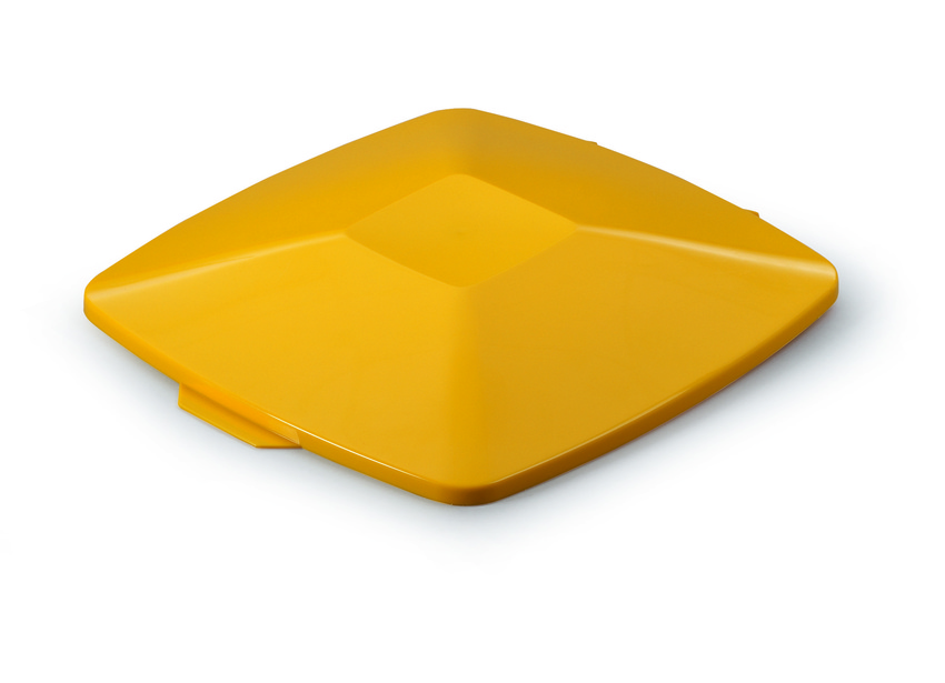 Durable 1801621030 Durabin Lid 40 Square pokrywa do pojemnika 40 l żółta