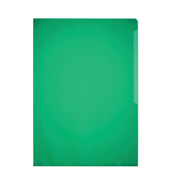 Durable 2337 05 Ofertówka "L" przezroczysta zielona A4 100 szt.