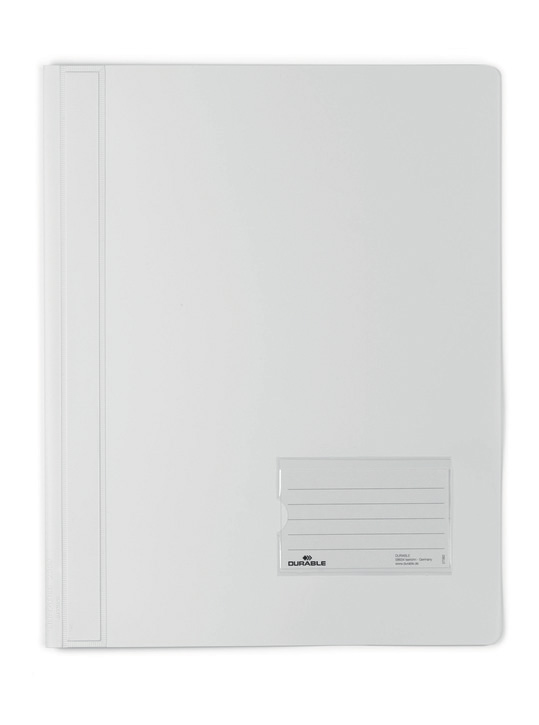 Durable 2680 02 Skoroszyt A4+ MAX półprzezroczysty matowy biały