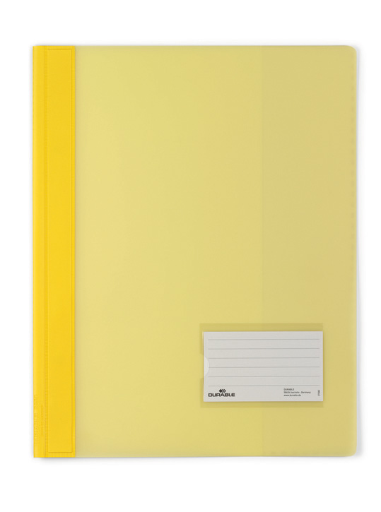 Durable 2680 04 Skoroszyt A4+ MAX półprzezroczysty matowy żółty