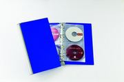 Durable 5279 23 CD/DVD album 20 niebiesko/srebrny