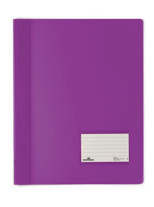 Durable 2680 12 Skoroszyt A4+ MAX półprzezroczysty matowy jasnopurpurowy