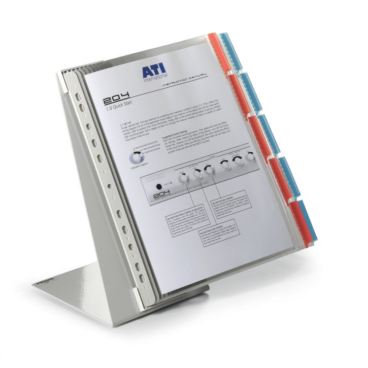 Durable 5693 00 Function Zestaw 10 paneli informacyjnych A4 z podstawą stołową
