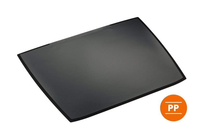 Durable 7221 01 Czarny podkład na biurko 590 x 470mm z nakładką PP Artwork