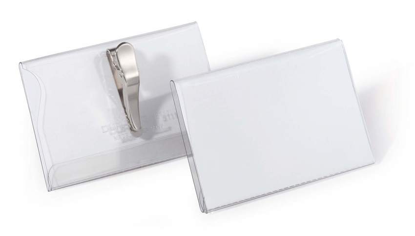 Durable 8111 19 Identyfikatory 54x90mm op. 25 szt. przypinane na krokodylek