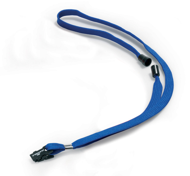 Durable 8119 07 Granatowa smycz do identyfikatorów 10mm 10 szt.
