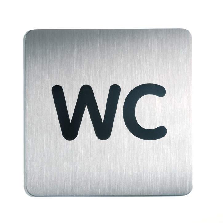 Durable 4957 23 PICTO piktogram samoprzylepny stalowy Oznaczenie WC duży