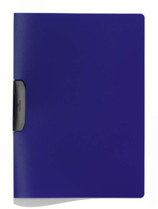 Durable 2295 07 Skoroszyt zaciskowy DURASWING z odchylanym klipem granatowy