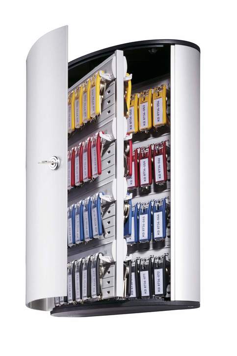 Skrzynka na 72 klucze Durable 1955 KEYBOX aluminiowa z zamkiem na kluczyk