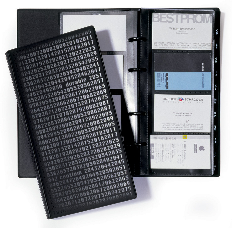 Durable 2403 01 VISIFIX album na 200 wizytówek Centium