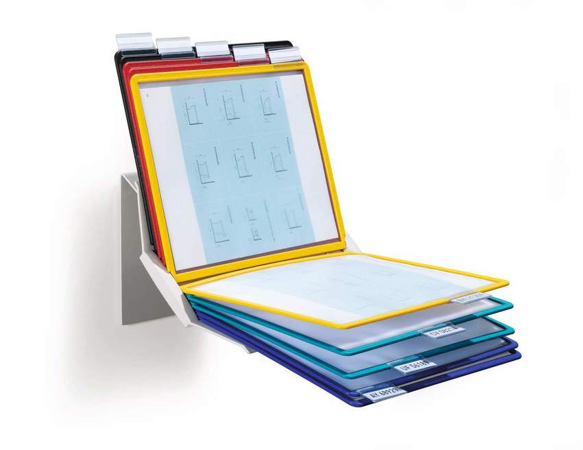 Durable 5579 00 VARIO SYSTEM DISPLAY PRO 10 paneli A4 stołowych obrotowe MIX