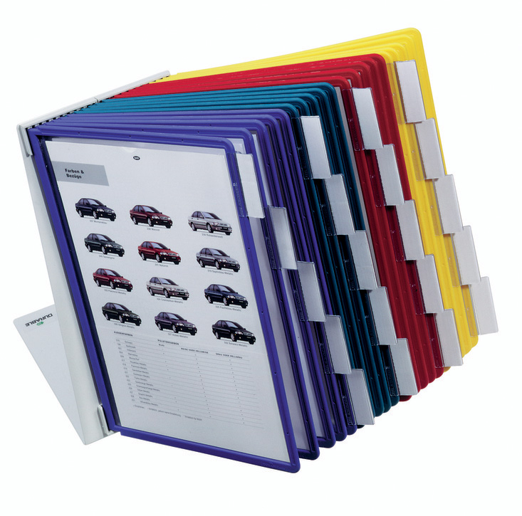 Durable 5699 00 VARIO DISPLAY SYSTEM TABLE 20 paneli A4 stołowych mix kolor