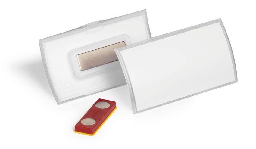 Durable 825919 Identyfikatory magnetyczne seria Click Fold rPP 40 x 75 mm op. 10 szt