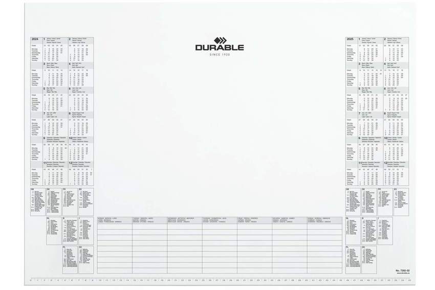 Durable 7292 02 Wkład wymienny do podkładu z kalendarzem 
