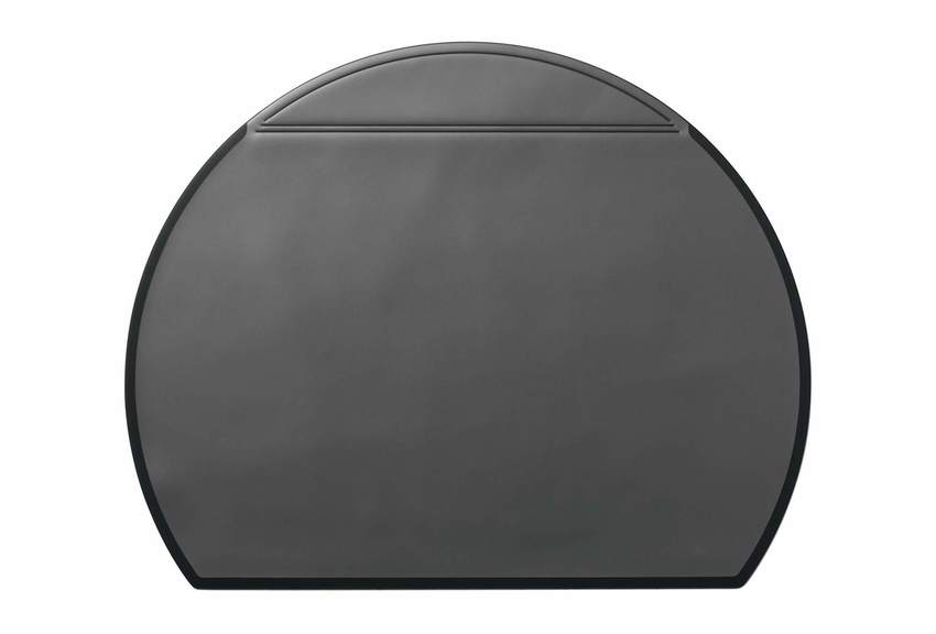 Durable 7290 01 Półokrągły podkład 520 x 650 mm z zakładką Czarny