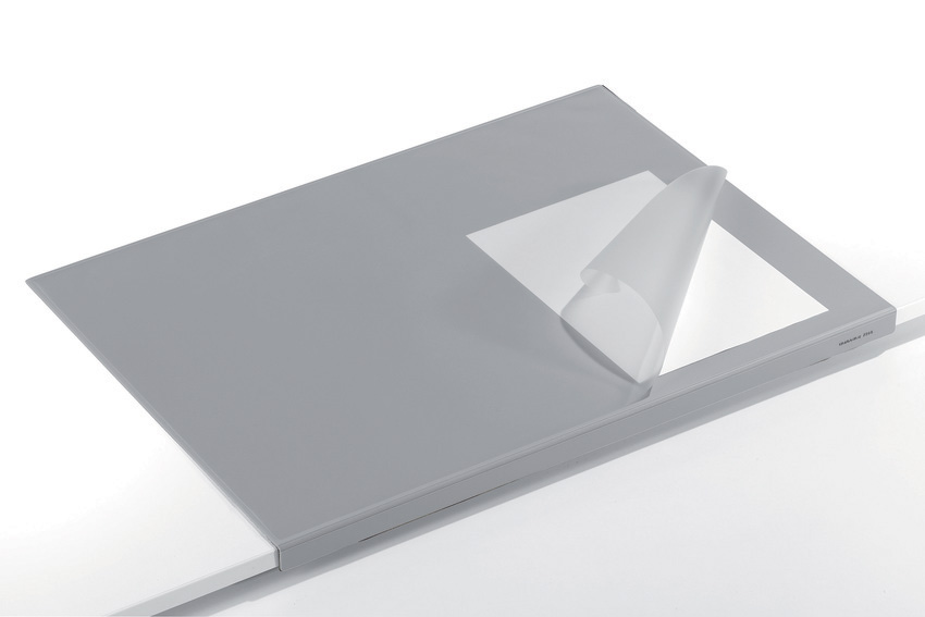 Durable 7293 10 Podkład na biurko z zabezpieczeniem krawędzi 650x500mm szary