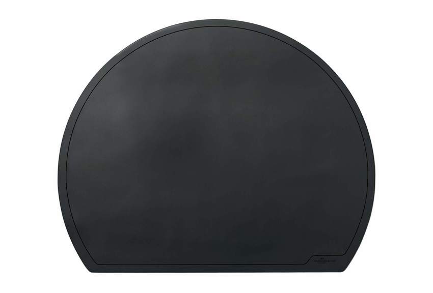 Durable 7295 01 Czarny podkład na biurko półokrągły 650 x 520 mm
