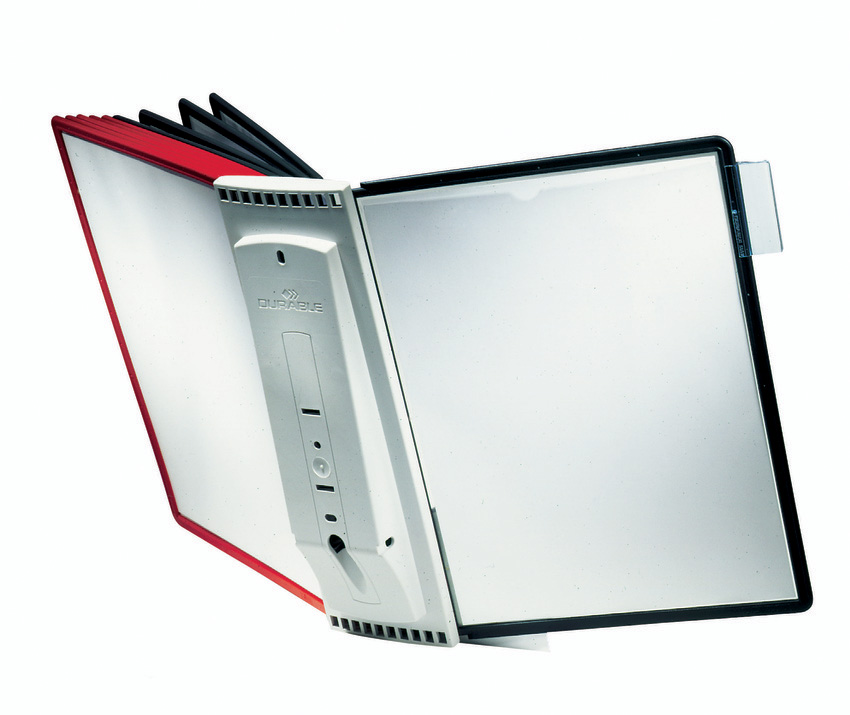 Durable 5631 00 SHERPA DISPLAY SYSTEM WALL 10 Paneli ściennych czerwono-czarnych