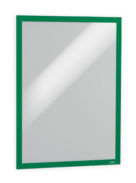 Durable 4873 05 DURAFRAME® A3 Samoprzylepne ramki magnetyczne zielone 2 szt.