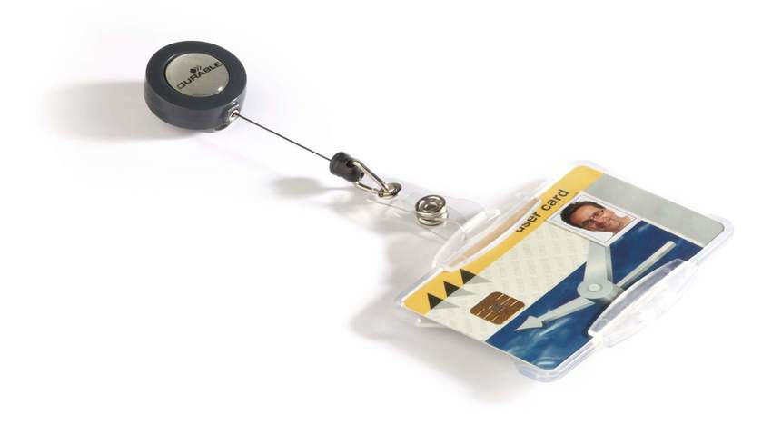 Durable 8011 19 Pojedyńcze etui z PCV z machanizmem ściągającym op. 10 szt