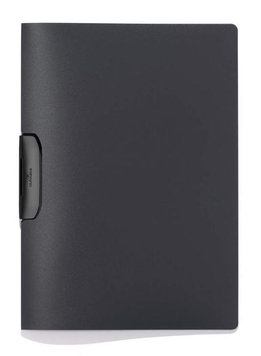 Durable 2295 57 Skoroszyt zaciskowy DURASWING z odchylanym klipem grafitowy