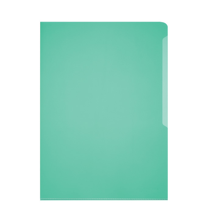 Durable 2339 05 Obwoluty L przezroczyste zielone sztywne A4/50 szt.