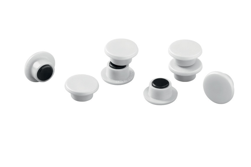 Durable 4701 02 Magnesy o średnicy 15 mm op. 8 szt. białe