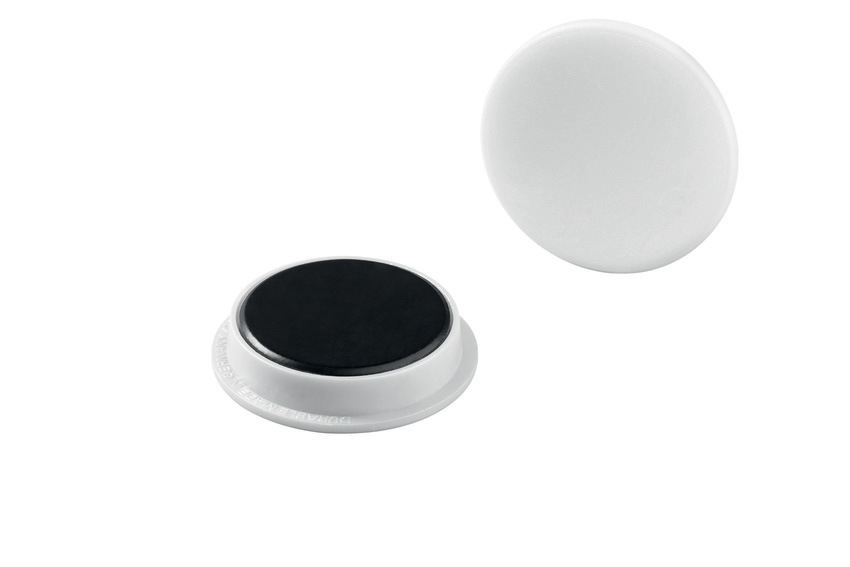 Durable 4704 02 Magnesy super mocne 37 mm op. 2 szt. białe