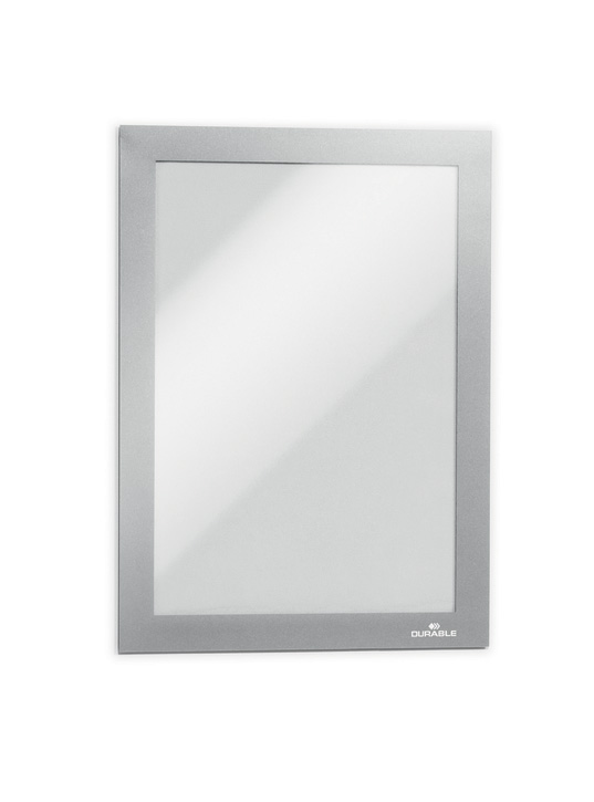 Durable 4871 23 DURAFRAME® A5 Samoprzylepne ramki magnetyczne srebrne 2 szt.